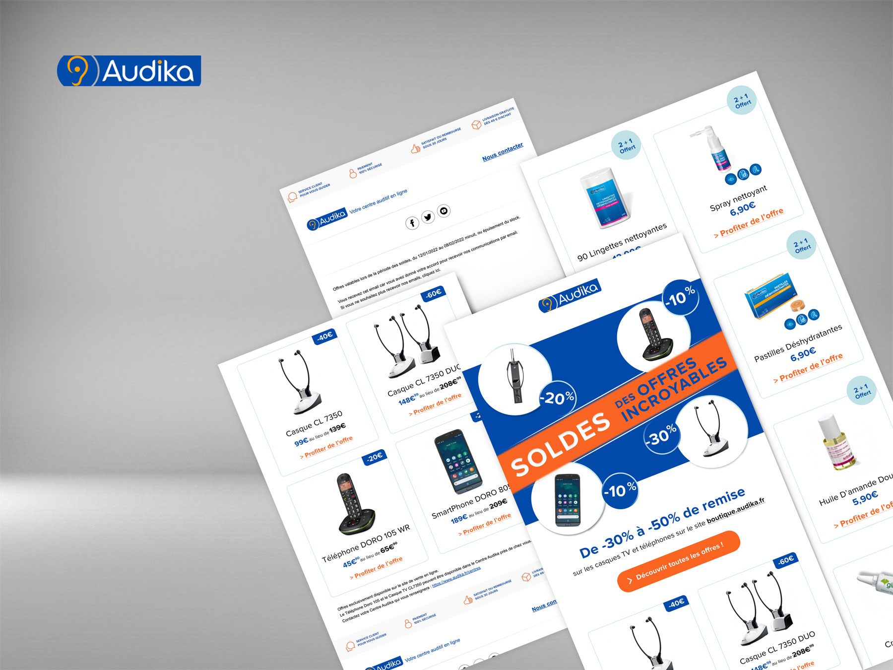 Emails Audika