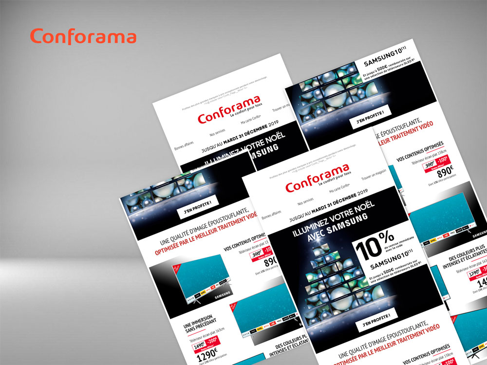 Emails Conforama