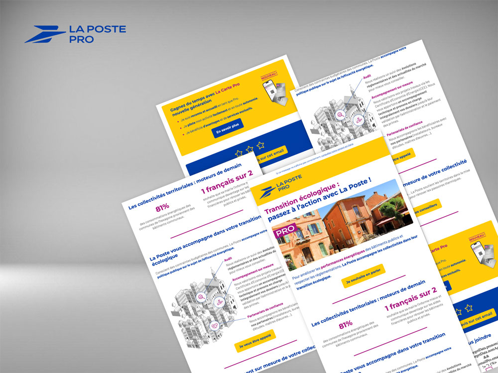 Emails La Poste Pro